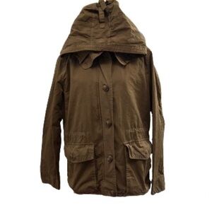 Gap Outdoor Boy Parka L Wet Moss Sherpa Lined Hooded Winter Warmth Jacket